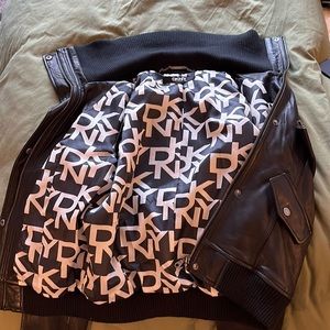 DKNY LEATHER JACKET